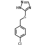 CAS#: 134796-34-2, 5-[(4-Chlorobenzyl)Sulfanyl]-1H-1,2,4-Triazole