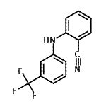 CAS 登录号：13481-62-4， 2-{[3-(三氟甲基)苯基]氨基}苯甲腈