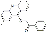 CAS#: 134826-36-1, 2-[(2-Methyl-9-Acridinyl)Thio]-1-Phenyl-Ethanone