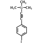 CAS 登录号：134856-58-9， [(4-碘苯基)乙炔基](三甲基)硅烷