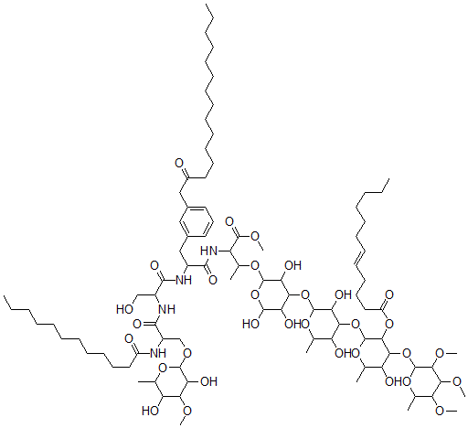 CAS 登录号：134874-51-4， Gpl X1 glycopeptidolipid