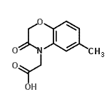 CAS#: 134997-69-6, (6-Methyl-3-Oxo-2,3-Dihydro-4H-1,4-Benzoxazin-4-Yl)Acetic Acid