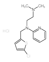 CAS 登录号：135-35-3， N-[(5-氯噻吩-2-基)甲基]-N',N'-二甲基-N-吡啶-2-基乙烷-1,2-二胺盐酸盐