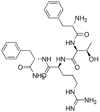 CAS#: 135014-49-2, (2S)-2-[[(2S,3R)-2-Amino-3-Hydroxybutanoyl]Amino]-N-[(2S)-1-[[(2S)-1-Amino-1-Oxo-3-Phenylpropan-2-Yl]Amino]-1-Oxo-3-Phenylpropan-2-Yl]-5-(Diaminomethylideneamino)Pentanamide