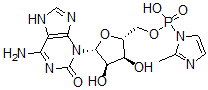 CAS#: 135052-69-6, [(2R,3S,4R,5R)-5-(6-Amino-2-Oxo-7H-Purin-3-Yl)-3,4-Dihydroxyoxolan-2-Yl]Methoxy-(2-Methylimidazol-1-Yl)Phosphinic Acid