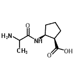 CAS 登录号：135211-29-9， (1R,2S)-2-(丙氨酰氨基)环戊烷羧酸