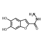 CAS#: 135215-24-6, 5,6-Dihydroxy-1-Benzofuran-2-Carbohydrazide
