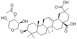 CAS 登录号：135248-38-3， 异叶梁王茶甙II