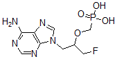 CAS#: 135295-27-1, [1-(6-Aminopurin-9-Yl)-3-Fluoropropan-2-Yl]Oxymethylphosphonic Acid
