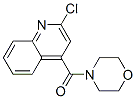 CAS 登录号：135323-95-4， (2-氯-4-喹啉基)-4-吗啉基-甲酮