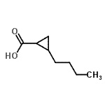 CAS#: 13536-04-4, 2-Butylcyclopropanecarboxylic Acid