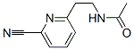 CAS#: 135450-58-7, N-[2-(6-Cyano-Pyridin-2-Yl)Ethyl]-Acetamide