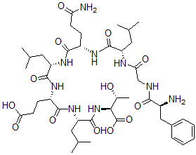 CAS#: 135467-95-7, Phenylalanyl-glycyl-leucyl-glutaminyl-leucyl-glutamyl-leucyl-threonine