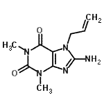 CAS#: 135574-30-0, 7-Allyl-8-Amino-1,3-Dimethyl-3,7-Dihydro-1H-Purine-2,6-Dione