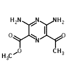 CAS#: 135673-70-0, Methyl 6-Acetyl-3,5-Diamino-2-Pyrazinecarboxylate