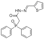 CAS 登录号：135689-14-4， 2-二(苯基)磷酰-N-(噻吩-2-基亚甲基氨基)乙酰胺