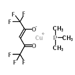 CAS#: 135707-05-0, Copper(1+) (2Z)-1,1,1,5,5,5-Hexafluoro-4-Oxo-2-Penten-2-Olate - Trimethylphosphine (1:1:1)