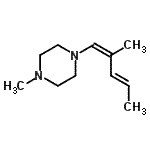 CAS#: 135712-30-0, 1-Methyl-4-[(1Z,3E)-2-Methyl-1,3-Pentadien-1-Yl]Piperazine