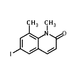 CAS 登录号：135715-93-4， 6-碘-1,8-二甲基-2(1H)-喹啉酮