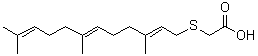 CAS#: 135784-48-4, {[(2E,6E)-3,7,11-Trimethyl-2,6,10-Dodecatrien-1-Yl]Sulfanyl}Acetic Acid