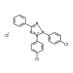 CAS 登录号：135788-08-8， 2,3-二(4-氯苯基)-5-苯基-2H-四唑-3-鎓氯化物