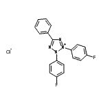 CAS 登录号:135788-09-9, 2,3-二(4-氟苯基)-5-苯基-2H-四唑-3-鎓氯化物