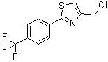 CAS # 135873-35-7, 4-(Chloromethyl)-2-[4-(Trifluoromethyl)Phenyl]-1,3-Thiazole