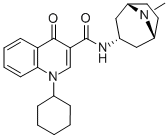 CAS 登录号：135905-89-4， 1-环己基-N-[(1S,5R)-8-甲基-8-氮杂双环[3.2.1]辛烷-3-基]-4-氧代喹啉-3-甲酰胺