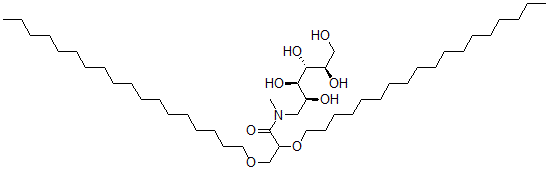 CAS#: 135961-68-1, N-Methyl-2,3-Dioctadecoxy-N-[(2S,3R,4R,5R)-2,3,4,5,6-Pentahydroxyhexyl]Propanamide