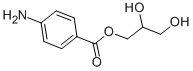 CAS#: 136-44-7, 1,2,3-Propanetriol 1-(4-Aminobenzoate)