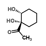 CAS 登录号：136031-96-4， 1-[(1S,2R)-1,2-二羟基环己基]乙酮