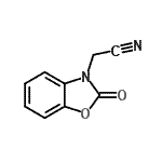 CAS 登录号：13610-48-5， (2-氧代-1,3-苯并恶唑-3(2H)-基)乙腈