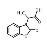 CAS#: 13610-53-2, 2-(2-Oxo-1,3-Benzoxazol-3(2H)-Yl)Propanoic Acid