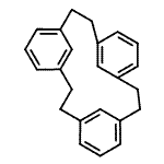 CAS#: 13612-55-0, Tetracyclo[16.3.1.1<Sup>4,8</Sup>.1<Sup>11,15</Sup>]Tetracosa-1(22),4(24),5,7,11(23),12,14,18,20-Nonaene