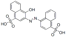 CAS 登录号：13613-55-3， 4-羟基-3-[(4-磺基-1-萘基)偶氮]萘-1-磺酸