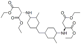 CAS#: 136210-32-7, Diethyl 2-[[4-[[4-[(1,4-Diethoxy-1,4-Dioxobutan-2-Yl)Amino]-3-Methylcyclohexyl]Methyl]-2-Methylcyclohexyl]Amino]Butanedioate