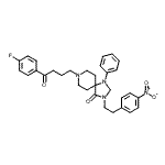 CAS#: 136247-18-2, 8-[4-(4-Fluorophenyl)-4-Oxobutyl]-3-[2-(4-Nitrophenyl)Ethyl]-1-Phenyl-1,3,8-Triazaspiro[4.5]Decan-4-One