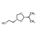 CAS 登录号：136264-03-4， 2-[(2S,4R)-2-异丙基-1,3-二氧戊环-4-基]乙醇
