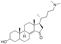 CAS#: 136320-61-1, (3S,5S,9R,10S,13R,17R)-17-[(2R)-5-Dimethylaminopentan-2-Yl]-3-Hydroxy-10,13-Dimethyl-1,2,3,4,5,6,7,9,11,12,16,17-Dodecahydrocyclopenta[a]Phenanthren-15-One