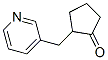 CAS 登录号：13640-52-3， 2-(3-吡啶甲基)环戊酮