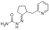 CAS 登录号：13642-30-3， 2-(2-吡啶甲基)环戊烷酮缩氨基脲