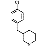 CAS#: 136422-52-1, 3-(4-Chlorobenzyl)Piperidine