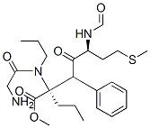 CAS#: 136427-57-1, Methyl (2S,5S)-2-[(2-Aminoacetyl)-Propylamino]-5-Formamido-7-Methylsulfanyl-4-Oxo-3-Phenyl-2-Propylheptanoate