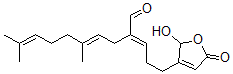 CAS#: 136440-42-1, (2E,4E)-2-[3-(2-Hydroxy-5-Oxo-2H-Furan-3-Yl)Propylidene]-5,9-Dimethyldeca-4,8-Dienal