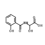 CAS 登录号：136492-94-9， 羟基[(2-羟基苯甲酰基)氨基]乙酸