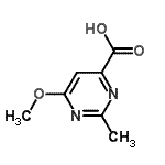 CAS#: 136518-04-2, 6-Methoxy-2-Methyl-4-Pyrimidinecarboxylic Acid