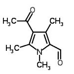 CAS#: 136558-78-6, 4-Acetyl-1,3,5-Trimethyl-1H-Pyrrole-2-Carbaldehyde