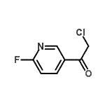 CAS 登录号：136592-25-1， 2-氯-1-(6-氟-3-吡啶基)乙酮