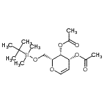 CAS#: 136656-49-0, 3,4-Di-O-Acetyl-2,6-Anhydro-5-Deoxy-1-O-[Dimethyl(2-Methyl-2-Propanyl)Silyl]-D-Arabino-Hex-5-Enitol
