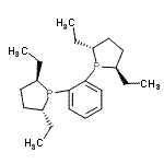 CAS#: 136705-64-1, (2R,5R,2'R,5'R)-1,1'-(1,2-Phenylene)Bis(2,5-Diethylphospholane)